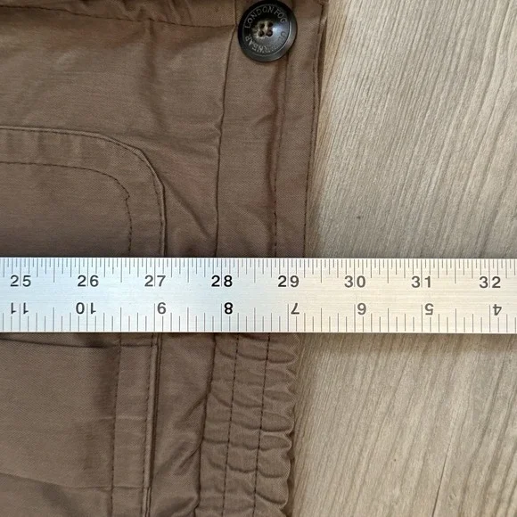 Vintage London Fog Men XL Long Brown Chore Barn Work Coat Quilted Flannel Liner - Picture 15 of 15